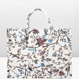 Lino Perros Floral Printed Structured Laptop Bag image 4