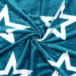 lathwal crations Velvet Double Fitted (Elastic) 280 TC Printed Bedsheet image 2