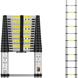 eleganza solutions ELEGANZA ALUMINIUM TELESCOPIC LADDER 2.9 MTR (9.5 FT) Aluminium Ladder-picture-15