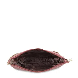 Mochi Women Peach-Coloured Floral Printed Structured Sling Bag image 4