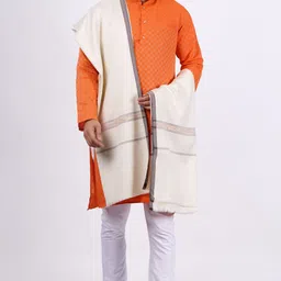 Vrinde Wool Solid Men Shawl image 2