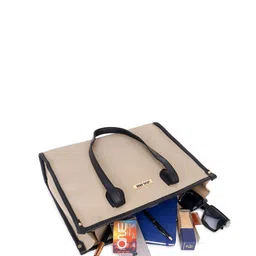 LEGAL BRIBE PU Structured Tote Bag image 4