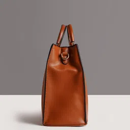 Lavie Chapada Women Tan Brown Small Satchel Handbag image 2