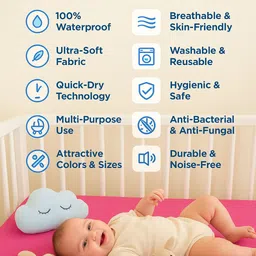 dry cloud Polycotton, Fleece, Cotton Baby Sleeping Mat image 5