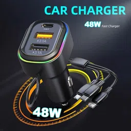 huntindia 48 W Turbo Car Charger image 2