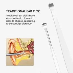 rhv Ear Wax Cleaner Ear Cleaning Tools kit Stick Set (36 g, Set of 6) image 3