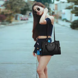 reprox Women Black Hobo image 4