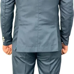 gargian master cut Men Single Breasted Solid Suit image 3