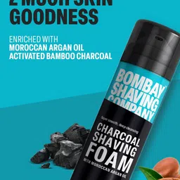 bombay shaving company Charcoal Shaving Foam with Deep Cleansing Formula image 5