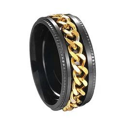 MEENAZ Men Silver-Plated Finger Ring image 3