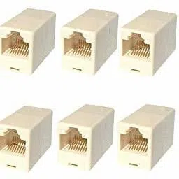 RAREGEAR rj45 Connector Cover Female to Female ethernet Coupler LAN Adapter (Pack of 10) Wired Ethernet Lan Adapter compatible with Windows-picture-15