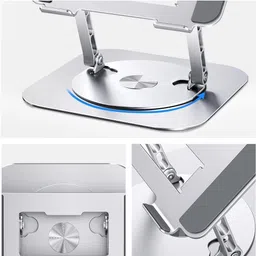 Anita Laptop Stand Metal Laptop Stand with 360° Rotation, Laptops & MacBook, Adjustable Hight Laptop Stand image 4