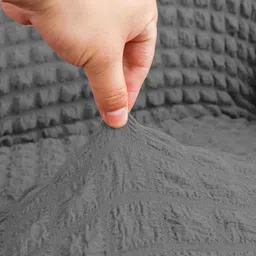 furshine Polyester 3+1+1 Seater Sofa Plain Cover image 2