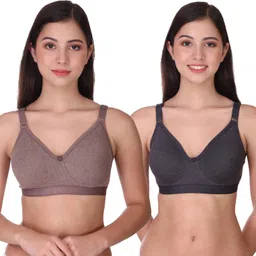 pooja ragenee Pack of 2 Women Full Coverage Non Padded Bra image 1