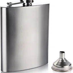 Classy Blends Liquor Or Wine Whiskey Vodka Alcohol Drinks Holder With Funnel Stainless Steel Hip Flask-image-13