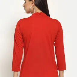 Rute Women Red Open Front Shrug image 4