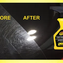 citrus power Car Polish 250ml, Wash & Wax 60ml, Scratch Remover 60ml, Sponge Combo image 2