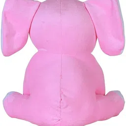 mhk PINK ELEPHANT & BUTTER RED CAP Soft Stuffed Toy - 18 cm image 3