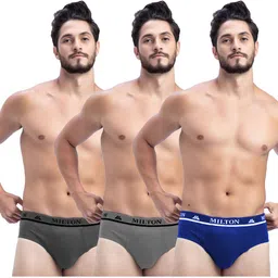 milton Pack of 3 Solid Men Brief-picture-20
