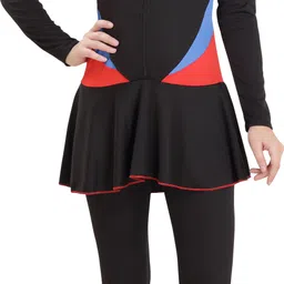 rovars Solid Women Swim-dress Black Swimsuit-picture-10