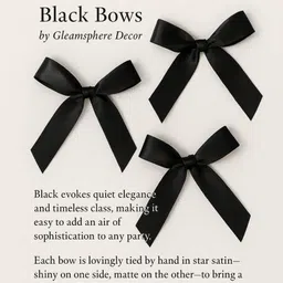 gleam sphere decor Monochrome Luxe Birthday Decor Set – Black & White Charm image 4