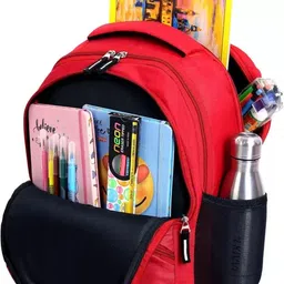 xfast fashion Medium 22 L Backpack 22Litres | Durable Backpack for Kids (4+ Years)Water-Resistant | Bottle Pocket image 3