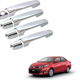 autozone Door Catch Handle Cover Chrome Finishing Suitable For Toyota Yaris (2018-2022) Car Grab Handle Cover-picture-23