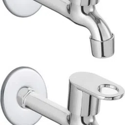 bathonix Orio Zinc Alloy Wall Mounted Long Nose Long Body Tap - Pack of 2 Bib Tap Faucet-picture-15