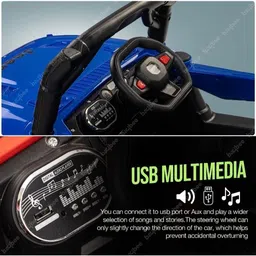 OH BABY by flipkart KIDS 6500 JEEP Rechargeable Ride-On,Remote for Kids (2-7 Yr) Jeep Battery Operated Ride On image 4