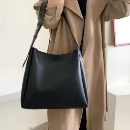 Women Black Shoulder Bag-image-1