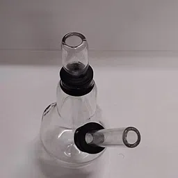 mftonline MFT 4 INCH CLEAR GLASS CIGAR WATER BONG ( PACK OF 1) Beer Bong Funnel image 2