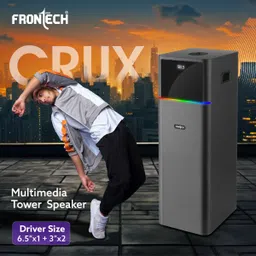 Frontech CRUX-168 Multimedia Tower Speaker | In-Built FM | USB/BT/AUX/MIC Support | 90 W Bluetooth Tower Speaker image 2