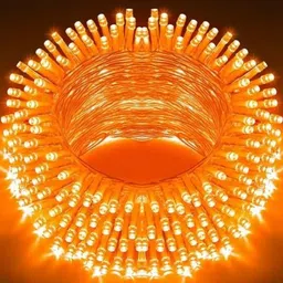 house of common 40 LEDs 11 m Orange Color Changing Bulb Rice Lights-picture-15