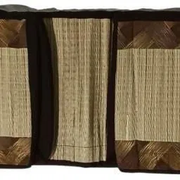 jn craft Bamboo, Cotton Chatai Mat image 3
