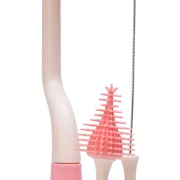 adore Li'l Tusker 3 in 1 Bottle Cleaning Brush kit with Drying Stand image 2