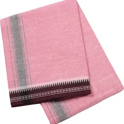 Sharan Elegance Kerala Style Cotton Dhoti Single size with 1.9 meters Set 1 Solid Men Dhoti image 2