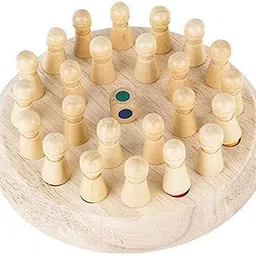 nd brothers Wooden Memory Chess Matching Game Family Board Games for Kids and Adults ND106 Board Game Accessories image 2