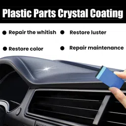 kroywen Liquid Car Polish for Dashboard, Chrome Accent, Bumper, Exterior, Headlight, Leather, Metal Parts, Tyres, Windscreen image 5