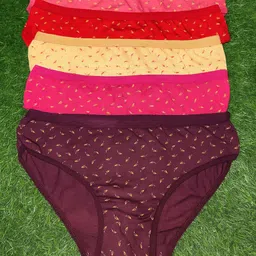 fanmade Pack of 6 Women Hipster Multicolor Panty image 1