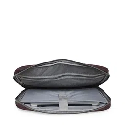 GEPACK Unisex Burgundy Polyester 15.6 Inch Laptop Bag image 2