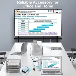 VOOCME HDMI Cable 2 A 0.15 m NA USB C to HDMI Adapter, Type c to HDMI 4K Adapter (Thunderbolt 3 Compatible) with Video Audio .. image 3