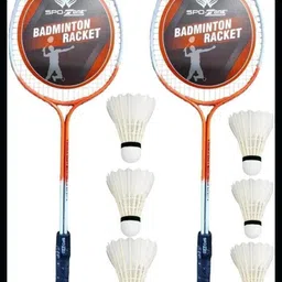 spo zone Badminton Kit Combo Set Of 2 Piece Racquet With 6 Piece Shuttlecock-60 Badminton Kit-picture-27