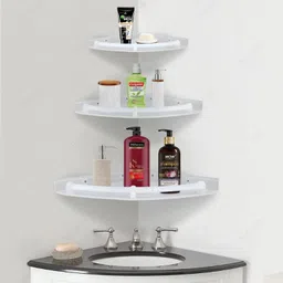 appgen Containers Kitchen Rack Unbreakable Corner Set of 3 pcs Size :- 5X7" inches, 7X9" inches, 9X12" inches Plastic-picture-31