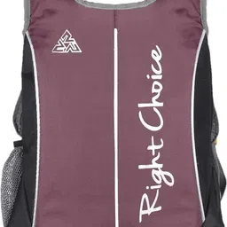 right choice Small 20 L Backpack (2219) black purple stylish college bags boy & girl-picture-24