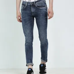 flying machine Men Skinny Mid Rise Blue Jeans image 1