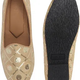 fausto Traditional Sequin Ethnic Juttis for Wedding|9 Colors|1-14UK Small Plus Sizes Mojaris For Men image 4
