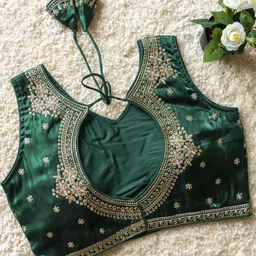 modern mughals V-Neck Women Blouse image 2