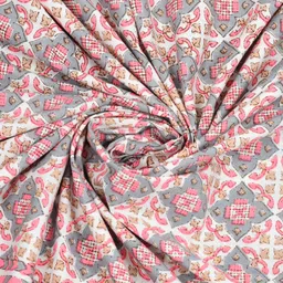 texstylers Cotton 6 Seater Abstract Table Cover image 2