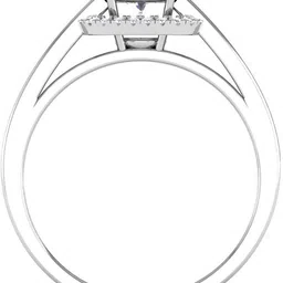 avsar R-3873 14kt Cubic Zirconia White Gold ring image 3