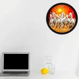 morex Analog 25 cm X 25 cm Wall Clock image 4